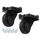 1 Pair Luggage Replacement Wheels - Durablee Suitcase Casters For Repair  Sil   