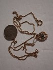 Order Of The Eastern Star 12k Gold Filled Pendant With 20  Gf Necklace