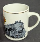    vintage 1989 Erie Railroad Locomotive Country Trains Coffee Cup Mug   