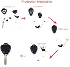 Toyota Camry 2006-2012 Remote Key Shell Repair Kit Diy No Locksmith Needed A 
