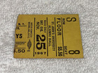 The Beach Boys Buffalo Springfield 1967 Concert Ticket Stub St John s Alumni Hal