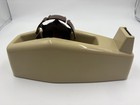 Vintage Scotch C-38 Weighted Desktop Tape Dispenser Beige Made In Usa