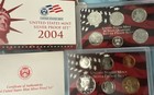 Silver 2004-s United States Mint Silver Proof Set In Box With Coa - 11 Coins