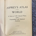 1918 World Atlas Book Aspry   Co 145 Coloured Plates