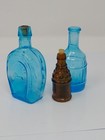 Vintage Mcm Lot Of 3 Collectable Wheaton Miniature Glass Bitters Bottles Taiwan