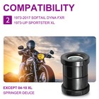 For Harley Softail Sportster Dyna Polyurethane Handlebar Riser Bushing 1973-2017