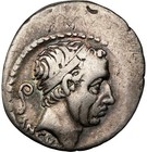 Roman Republic Denarius Ngc F Fine Condition 56bc Silver Coin Aqueduct Horseride