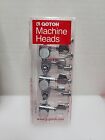 Gotoh Sg301-01 Tuners Set L3 r3 Machine Heads Large Buttons - 3x3 - Chrome