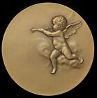 Motherhood Medal Medallic Art Co  Bronze 51mm Vdb Victor David Brenner