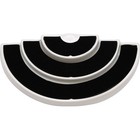 New 36 Slot 3 Tier Black white Ring Display Foam Jewelry Stand