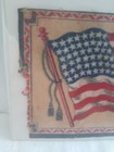 C1910s United States 48 Stars Felt Flag Tobacco Cigarette 8 25  X 5 25  As Found