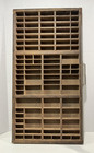  Vtg Hamilton Co Wood Oak Printers Drawer Letterpress Type Set Case Shadow Box 
