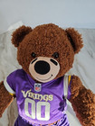 Build A Bear Nfl Minnesota Vikings Football Brown Bear Jersey Pants