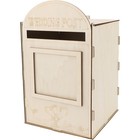 Handmade Wooden Wedding Mailbox Post Box Secure Card Holder Events Decor New