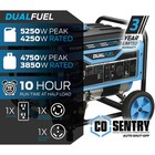 Pulsar 5 250-watt Dual Fuel Portable Generator With Co Sentry