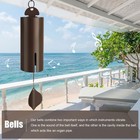 Deep Resonance Serenity Metal Bell Heroic Wind Chimes Outdoor Home Decor -