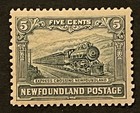 Travelstamps  1931 Newfoundland Stamps Scott  176 - 5c Locomotive Mnh Og Wmk