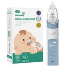 Electric Nasal Aspirator For Baby  Nose Sucker With 3 Tips  Blue