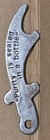 Vintage Coca-cola Sword Bottle Opener  purity Is Sealed In A Bottle  2 Sided 