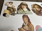 Victorian Die Cut Trade Card Scrap Cut Ladies Women Men Couples People