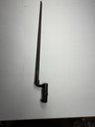 Antique Us Bayonet W  Metal Scabbard 18    Blade Military Original Vintage Rifle