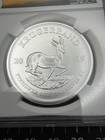 2019 South Africa 1oz  999 Silver Krugerrand - Ngc Ms70 First Day Of Production