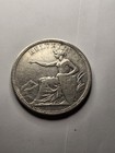 1874 B Switzerland 5 Franc Seated Helvetia 90  Silver Crown Sized Coin