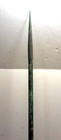 Old Orig  Thompson Heavy Brass Embossed Foot Cleat Lightning Rod Weathervane
