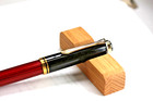 Pelikan R600 Roller Ball Pen Red   Black Gold Trim New In Box