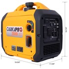 3500w Portable Inverter Generator Gas Powered W  Co Sensor Home Backup Camping