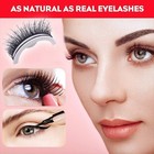 Reusable 3d Mink Lashes Natural False Eyelashes Self Adhesive Fake Glue Free Mak