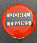Lionel Electric Train Railroad Bar Stool - Swivel  Orange Vinyl  29 5   