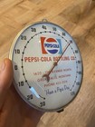 Vtg Pepsi Thermometer Great Falls Montana 6    Round Sign Advertisement