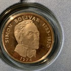 1974 Republic Of Panama 20 Balboas Proof Coin W box And Coa