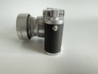 Leica Iiic 427491 Camera Leitz Elmar 9cm 90mm F4 Lens Finder Case Strap As-is
