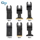 55 Pcs 6 Types Oscillating Saw Blades Multi Tool Blades Kits For Metal   Wood