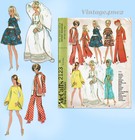 1960s Vintage Mccalls Sewing Pattern 2123 Uncut 11 5in Barbie Doll Clothes Set