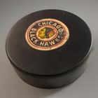 Vintage Chicago Blackhawks Art Ross Converse Tyer Ccm Nhl - Game Used Puck