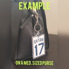 Wnba Womens Basketball Photo Keychain Minimalist Distressed Art Style Team Logo 