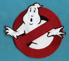 Child Size Ghostbusters No Ghost 1    Custom Name Tag Patch Set  iron On Backed 