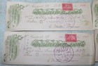 Antique 1893-1900 Lot Of 100  Bank Checks Freeport Bank Li Ny Foremans Lumber