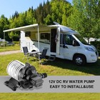 Wassermann Rv Pump  12v Self-priming Water 3wdp4-45-12v  Black grey 
