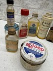 Vintage Pharmacy Medicine Apothecary Lot Advertising Bottles Med Cabinet Lot 17