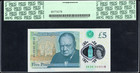 Great Britain P  394 2015 Bank Of England 5 Pounds