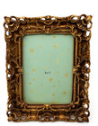 Ornate  Antique Gold Finish 5x7 in Picture Frame Rococo Or Victorian Style