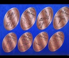 Universal Studios Harry Potter Pressed Elongated Smashed Penny Sets All 24