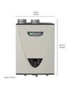 A o Smith Indoor Natural Gas Tankless Water Heater 180000-btu model  Gt15-340-ni