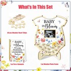 65pcs Baby In Bloom Baby Shower Decorations Guest Book  Baby Shower Guest Boo   