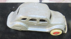 Vintage Silver  1930 s Arcade Cast Iron Toy Car