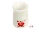 Milk Glass Mini Dairy Bottle Creamer Sheffield Select